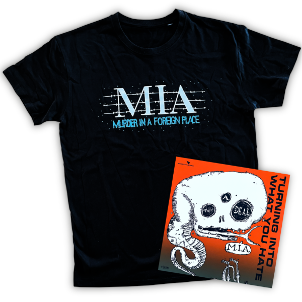 M.I.A. - Just a Dream 7" + Tshirt w/ blue print BUNDLE